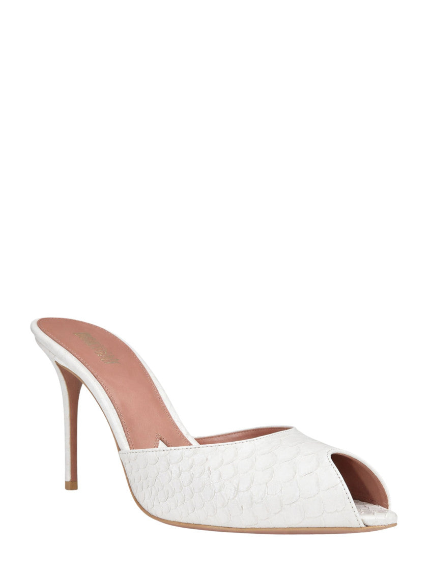 White Textured Heels 2