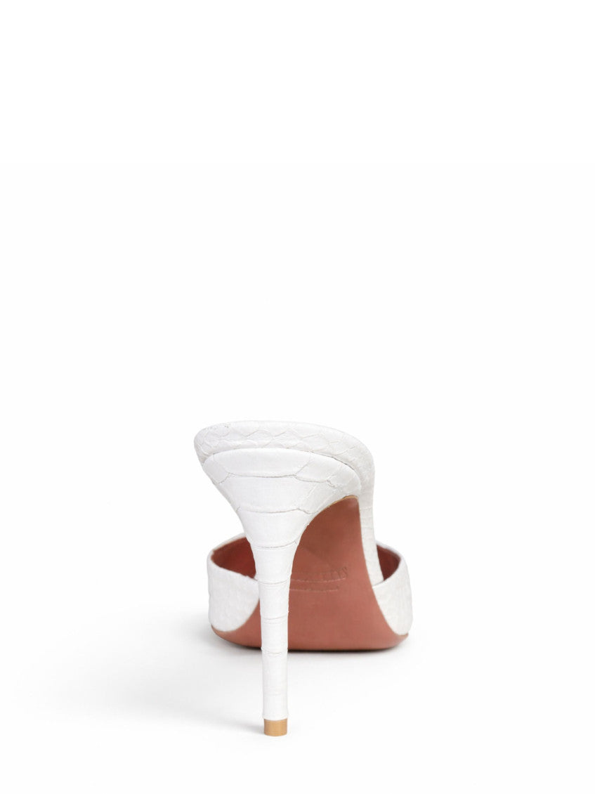 White Textured Heels 3