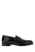 Black Solid Loafers 1