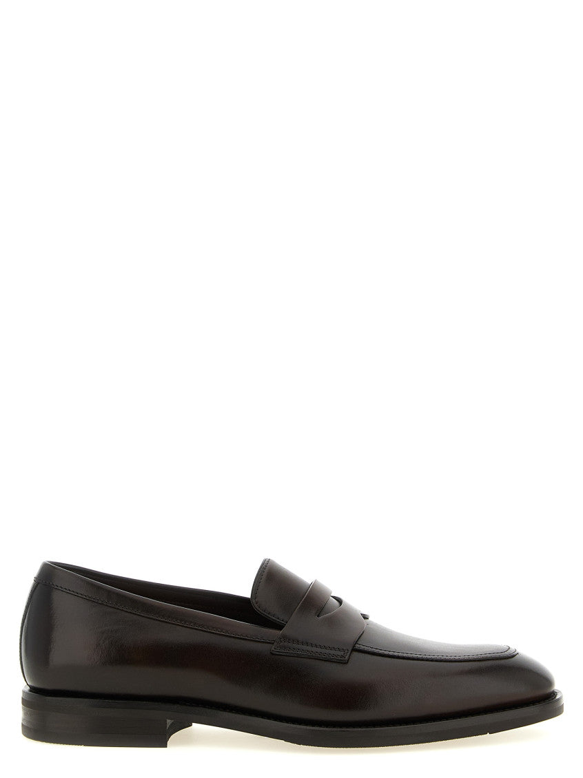 Dark Brown Slip on Loafers 1