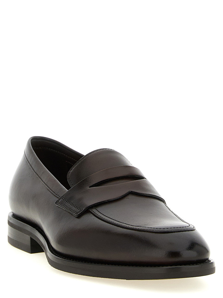 Dark Brown Slip on Loafers 2