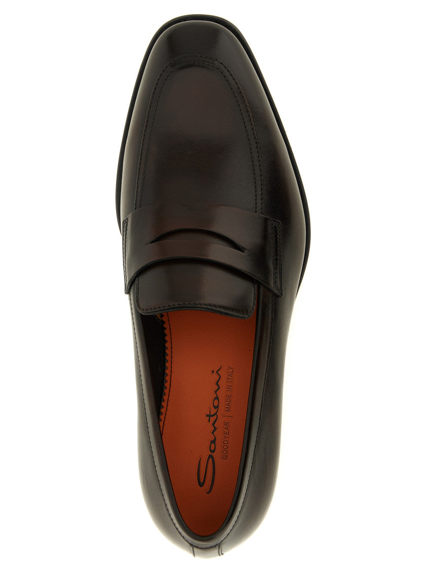 Dark Brown Slip on Loafers 4