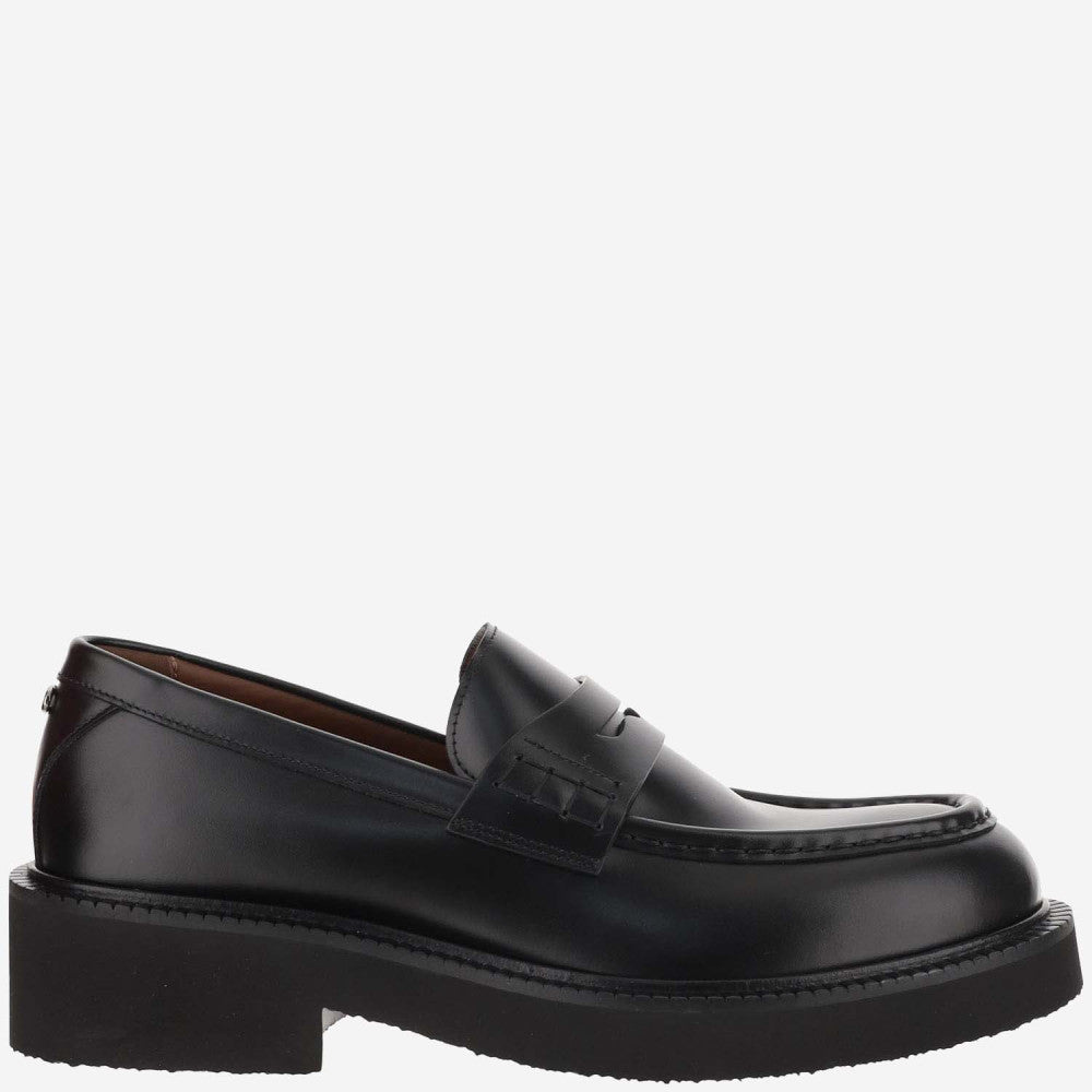 Black Leather Loafers 1
