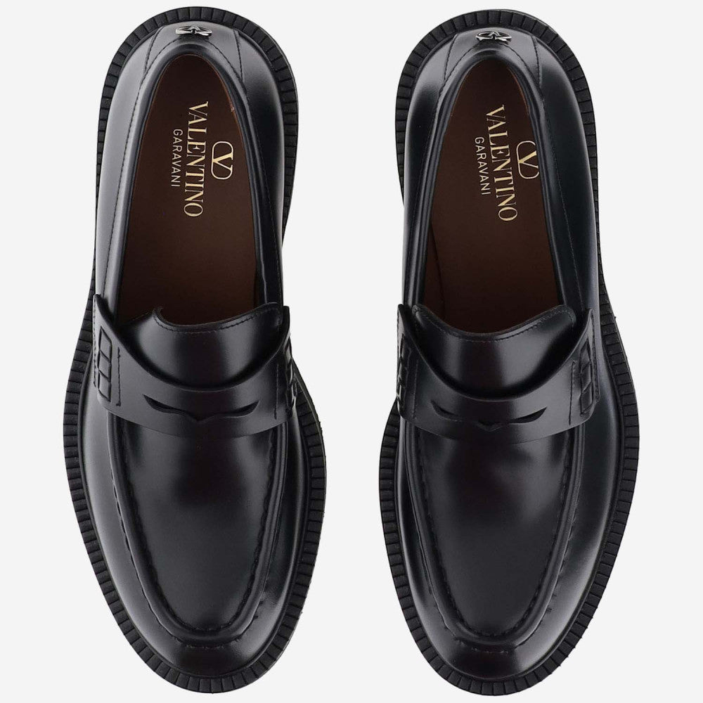 Black Leather Loafers 2