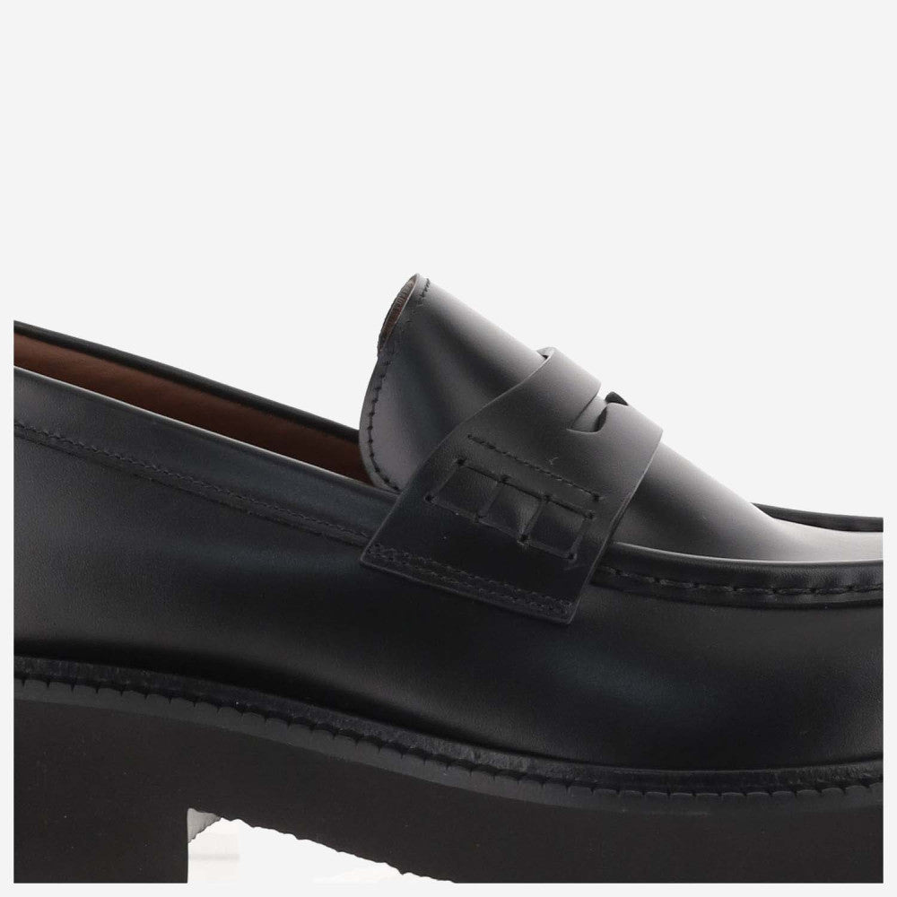 Black Leather Loafers 5