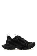 Black Mesh And Rubber Sneakers 1