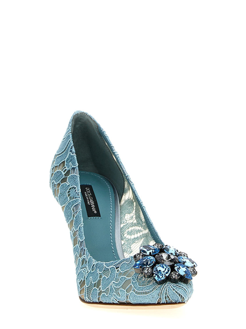 Light Blue Slip On Pumps 2