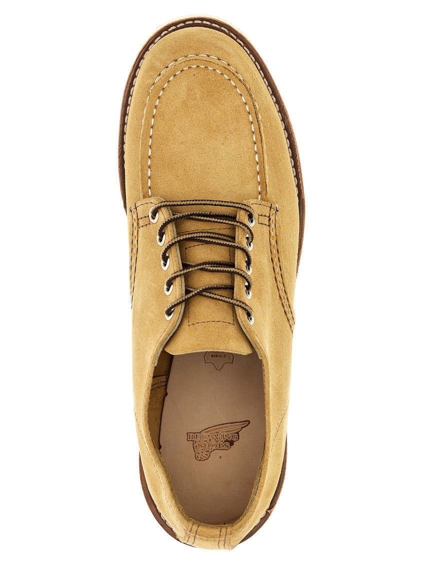 Beige Leather Lace Up Shoes 4