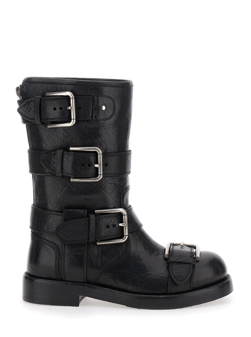 Black Leather Boots 1
