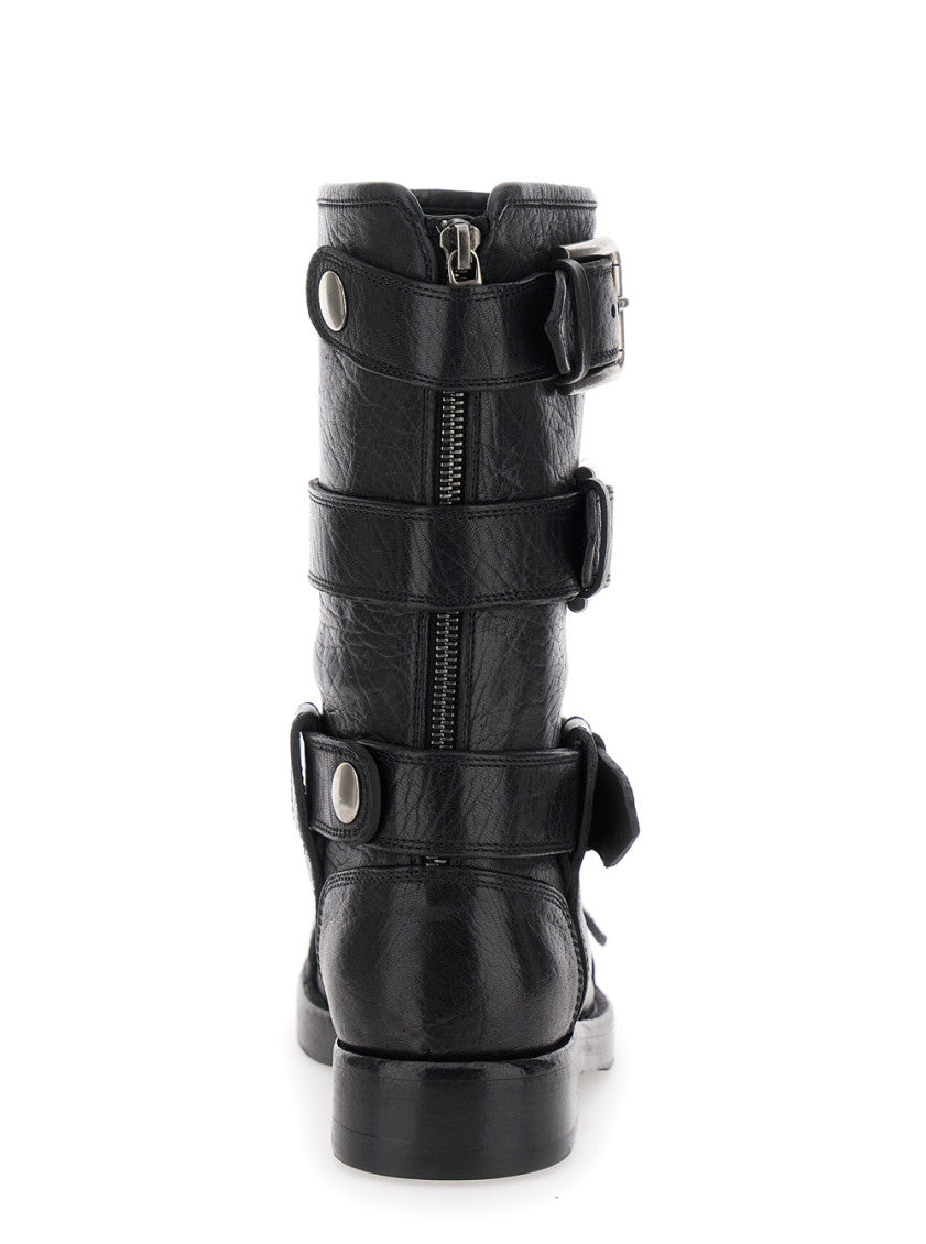 Black Leather Boots 4