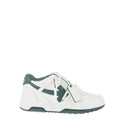 Green Color Block Low Sneakers 1