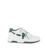 Green Color Block Low Sneakers 1