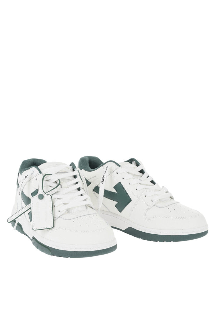 Green Color Block Low Sneakers 2