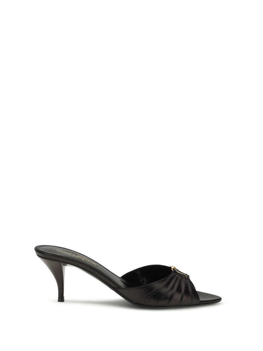 Black Babylone Mules 1
