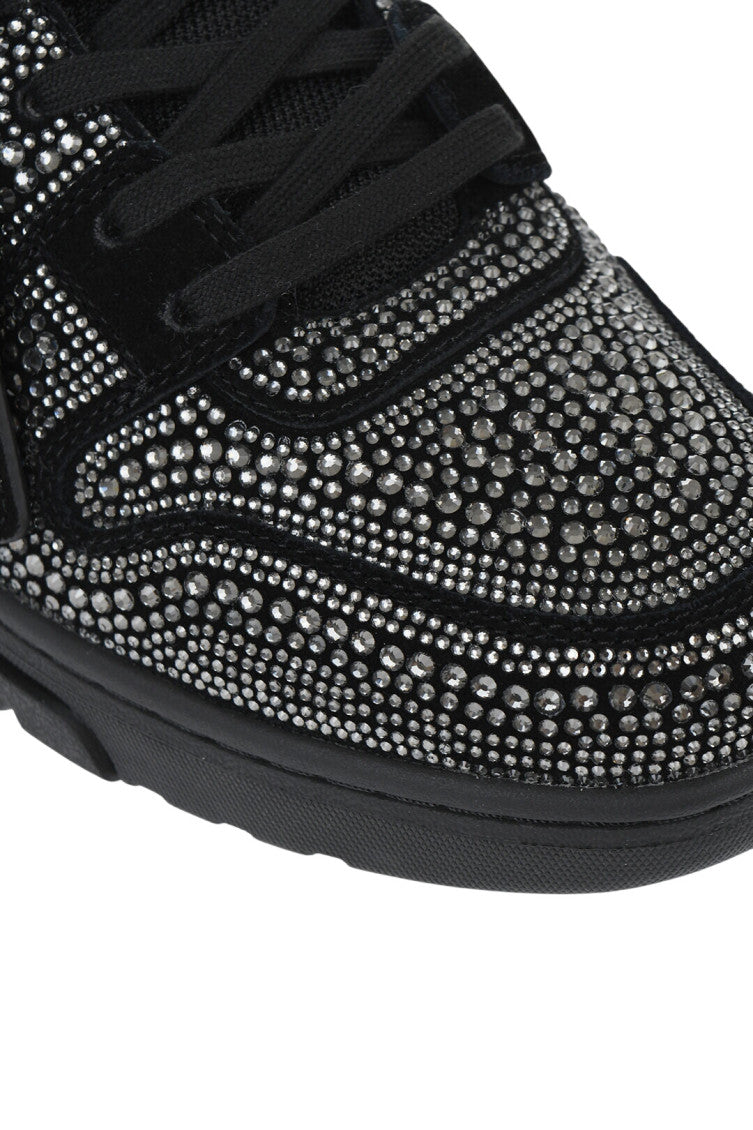 Black Embellished Sneakers 4