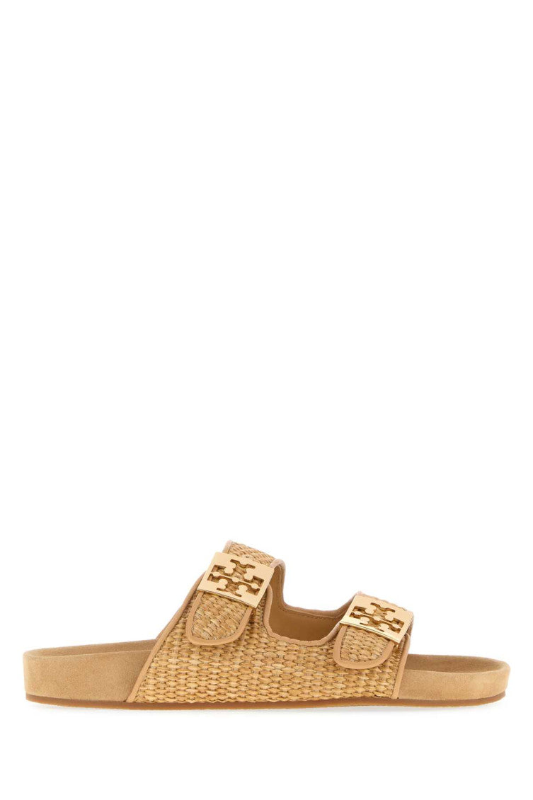 Beige Woven Sandals 1