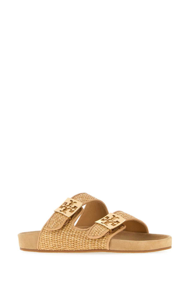 Beige Woven Sandals 2