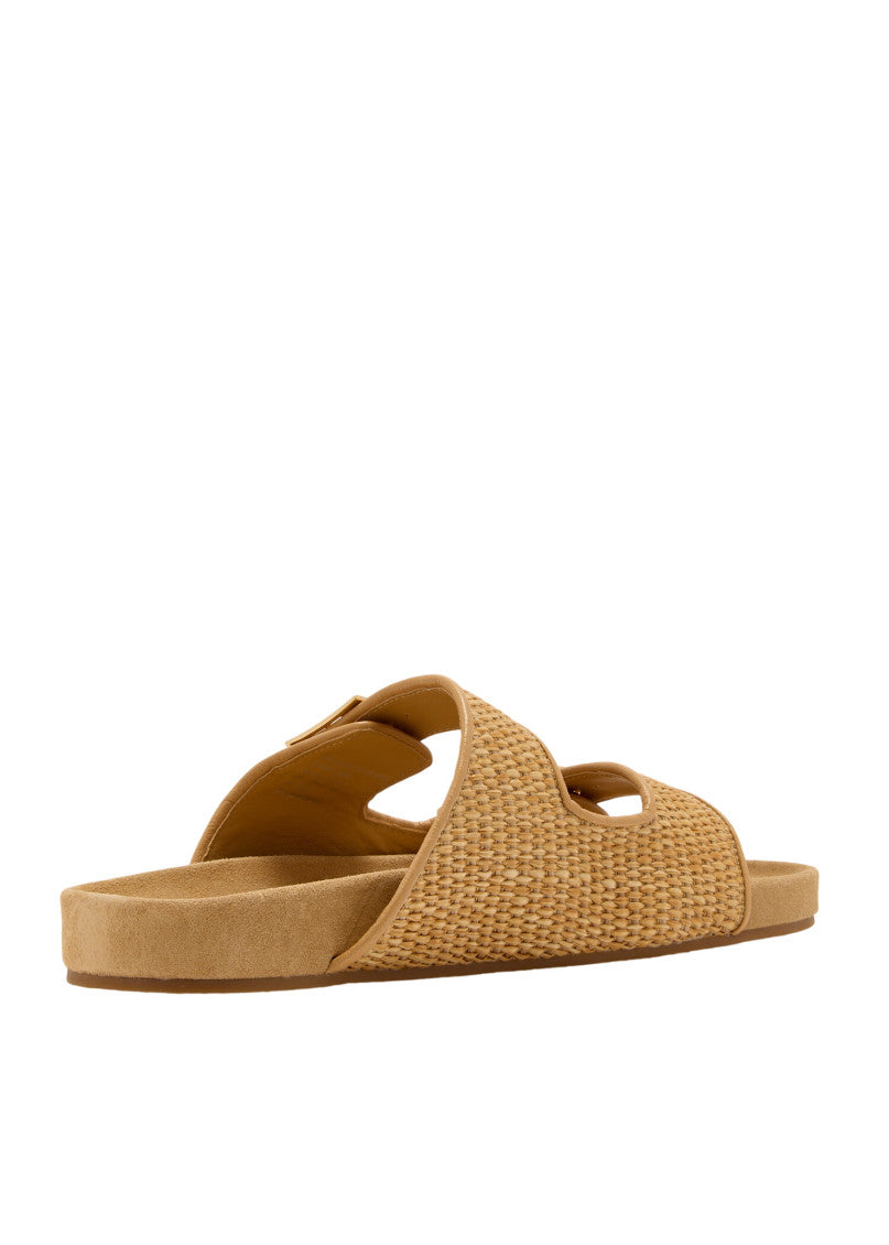 Beige Woven Sandals 4