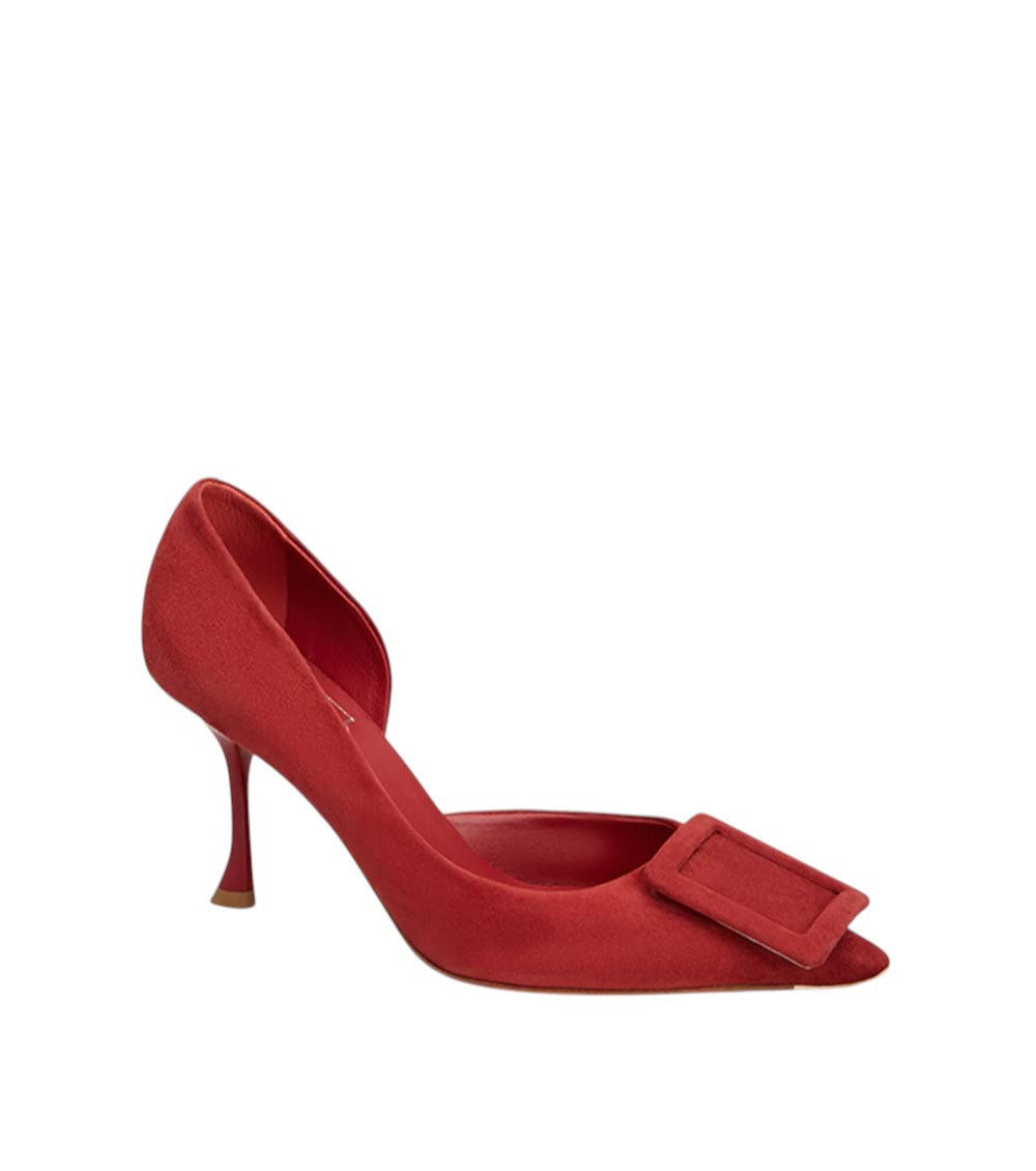 Red Suede Pumps 2