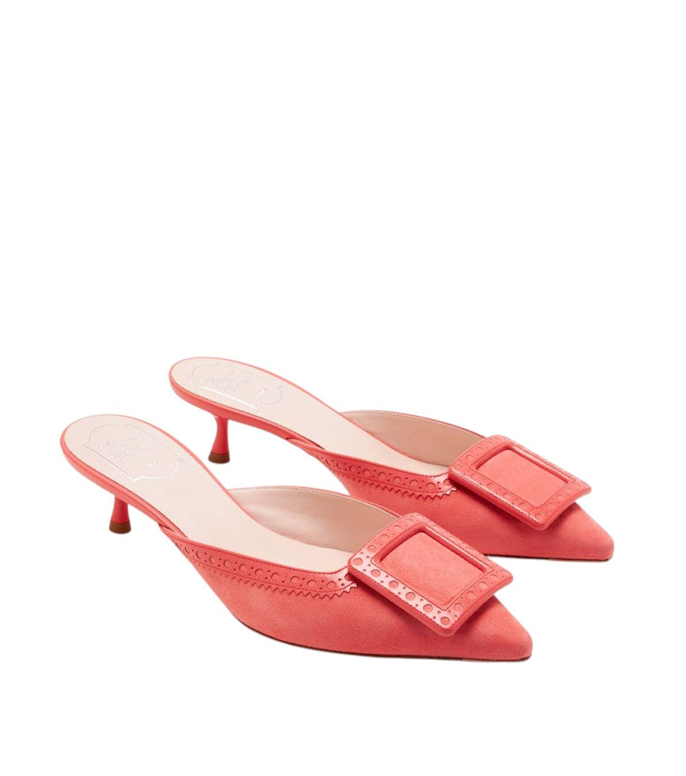 Pink Slip On Mules 2