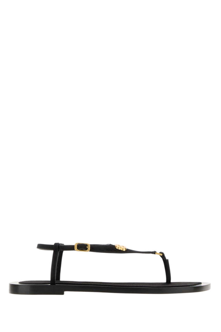 Black Logo  Sandals 1