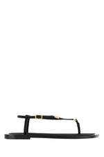 Black Logo  Sandals 1