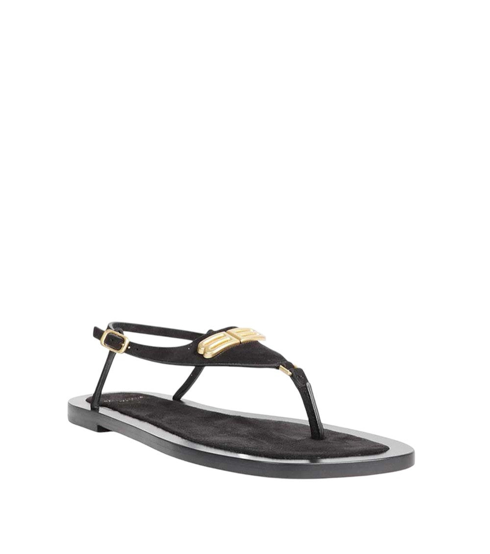 Black Logo  Sandals 2