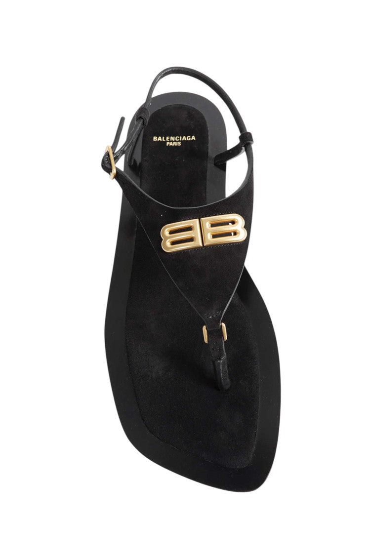 Black Logo  Sandals 3