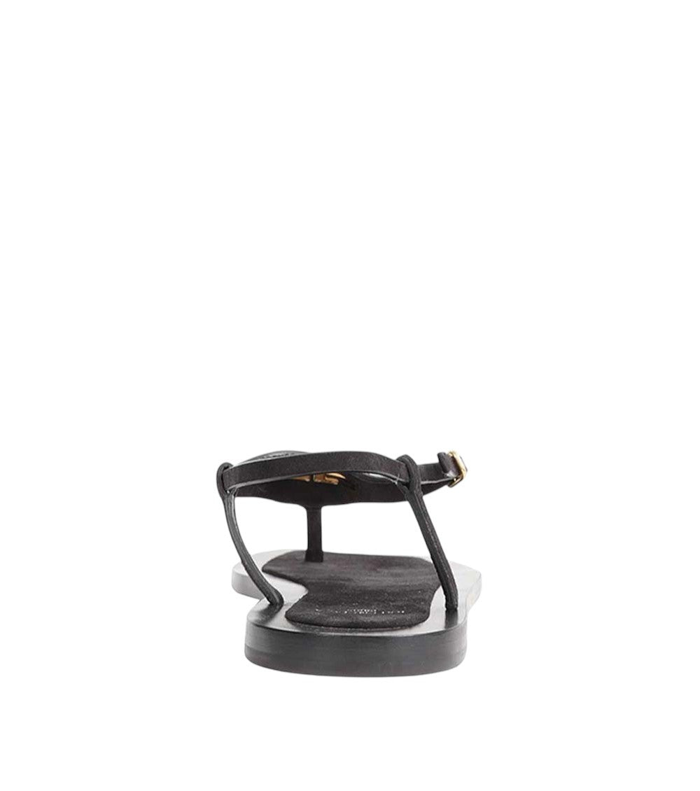 Black Logo  Sandals 4