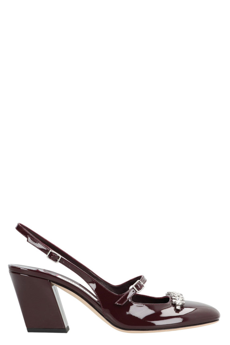 Maroon Belinda Pumps 1