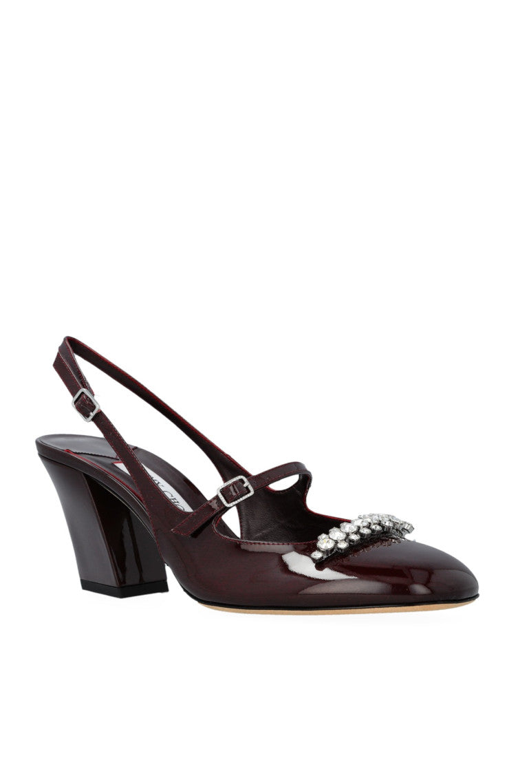 Maroon Belinda Pumps 2
