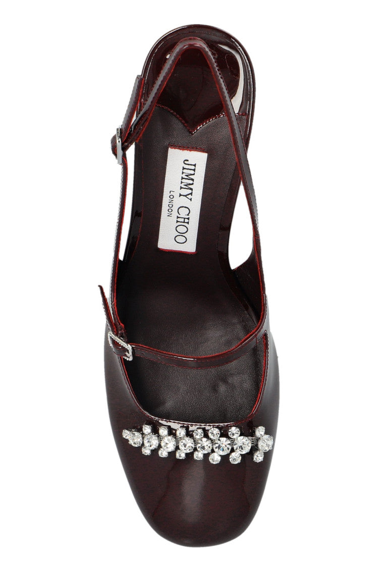 Maroon Belinda Pumps 3