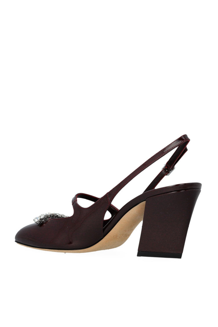 Maroon Belinda Pumps 4