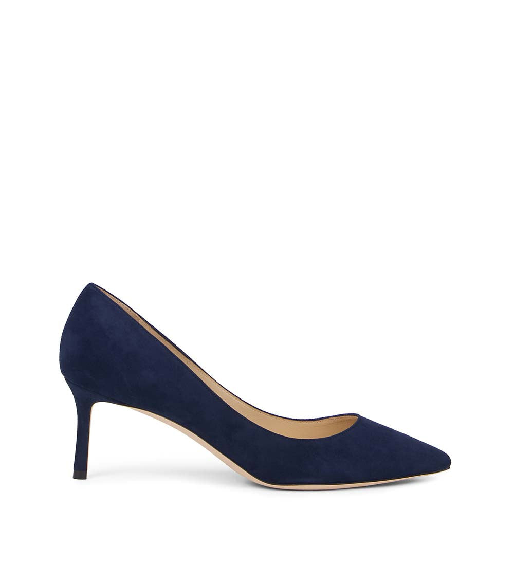 Navy Blue Romy Pumps 1