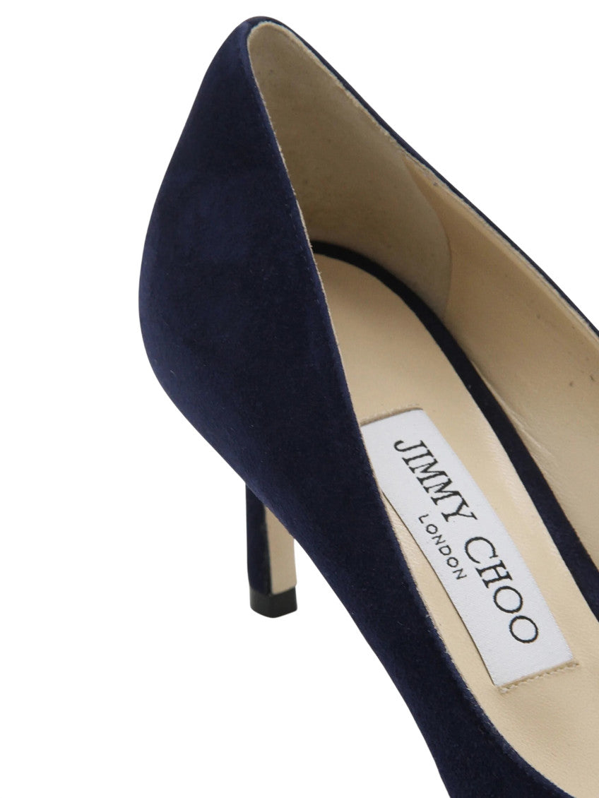 Navy Blue Romy Pumps 4