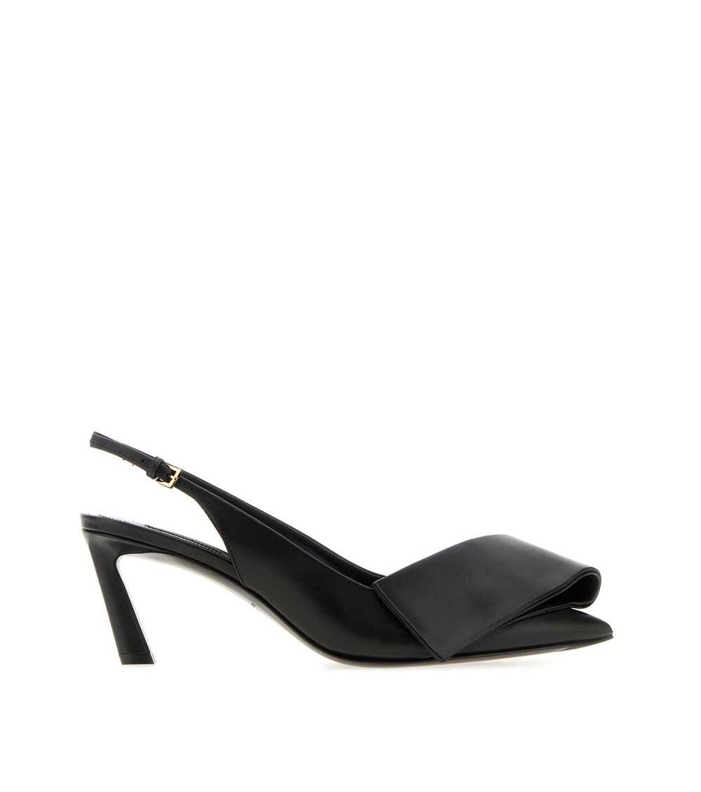 Black Ribbon Pumps 1