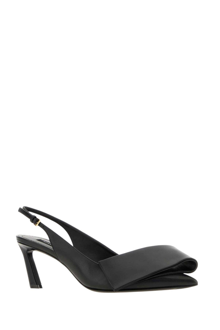 Black Ribbon Pumps 2