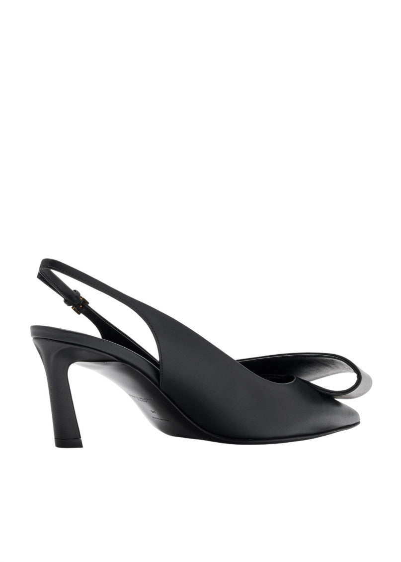 Black Ribbon Pumps 4