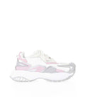 White Color Block Sneakers 1