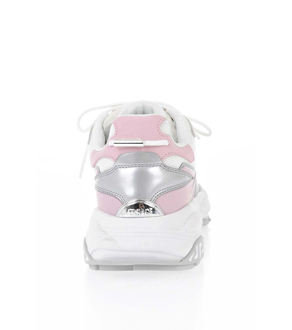 White Color Block Sneakers 3