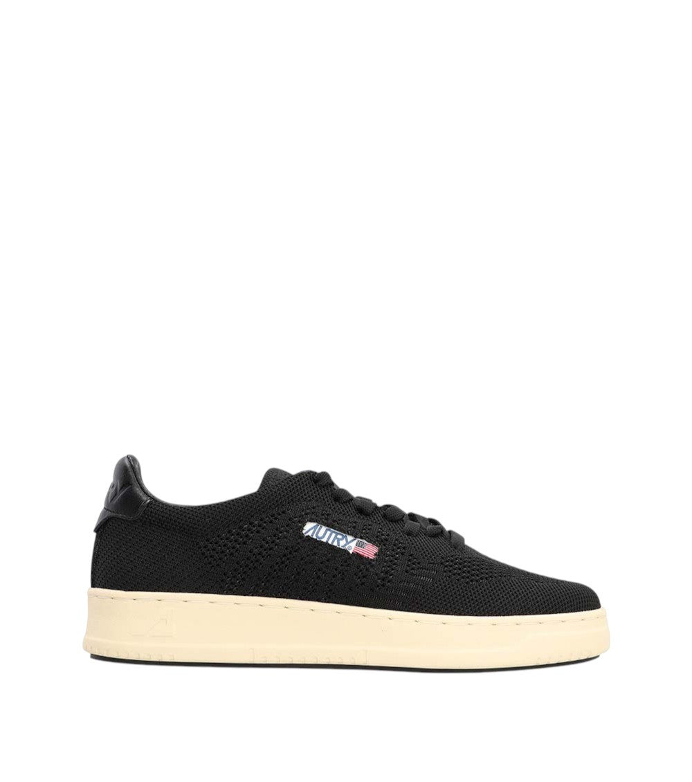 Black Logo Medalist Sneakers 1