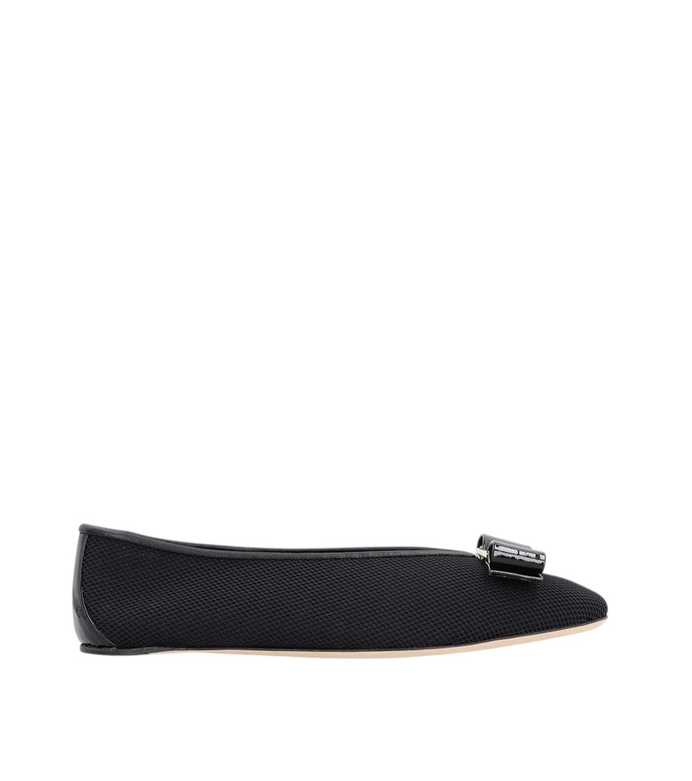 Black Mesh Ballet Flats 1