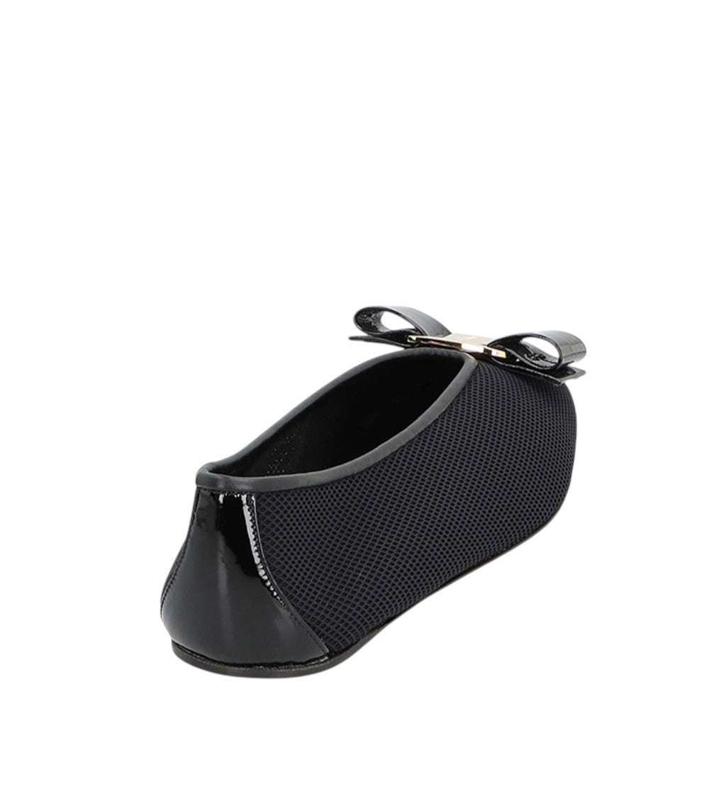 Black Mesh Ballet Flats 3