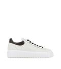 White H-Stripes Sneakers 1
