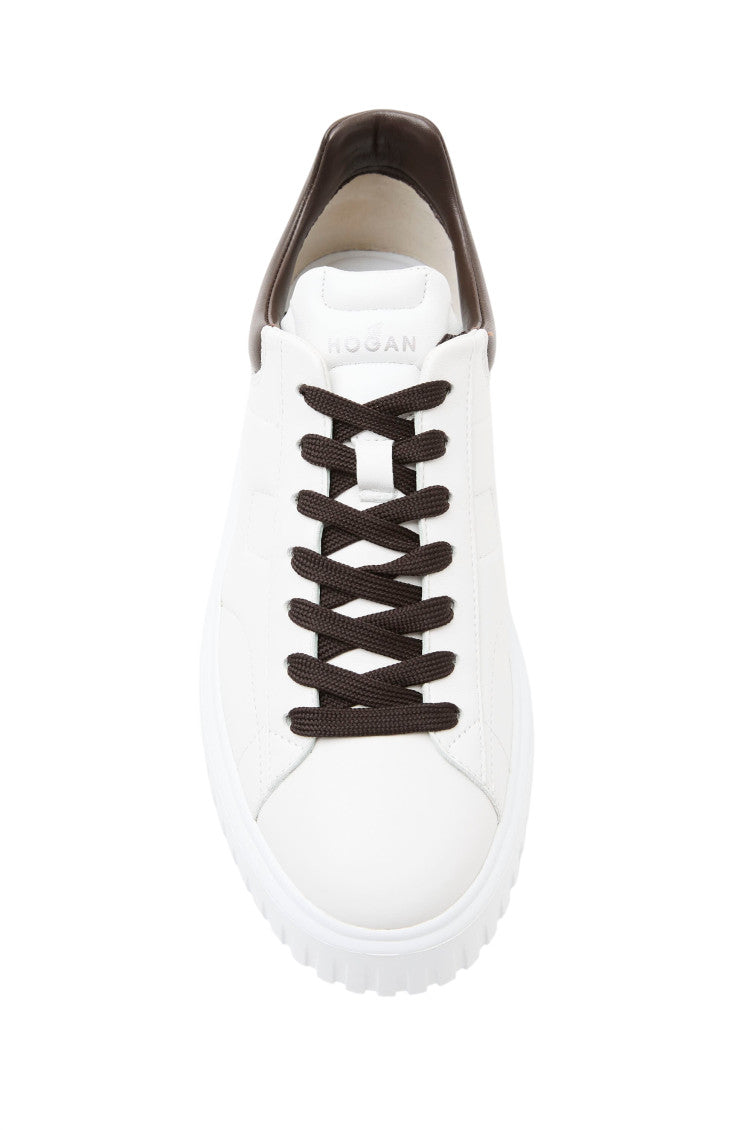 White H-Stripes Sneakers 3