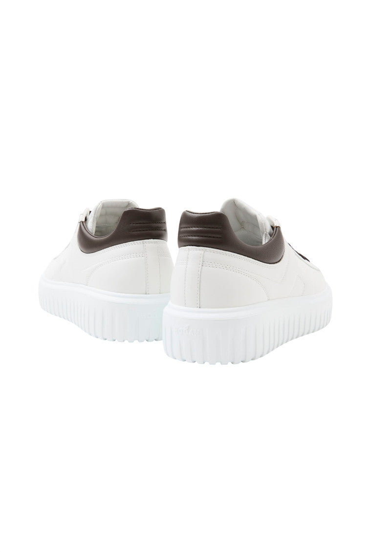 White H-Stripes Sneakers 4