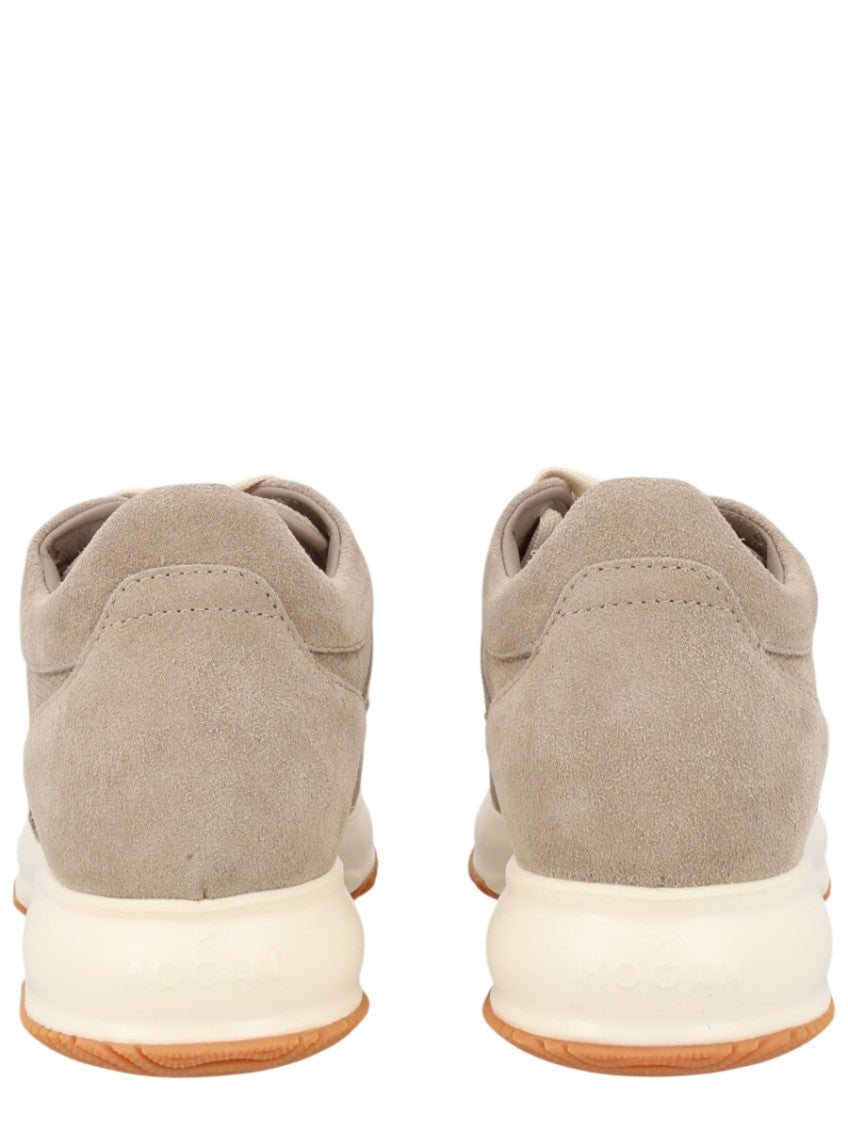 Beige H-Stripes Sneakers 4