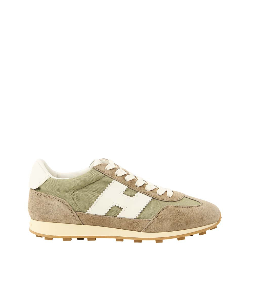 Khaki H-Stripes Sneakers 1