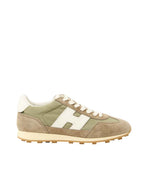 Khaki H-Stripes Sneakers 1