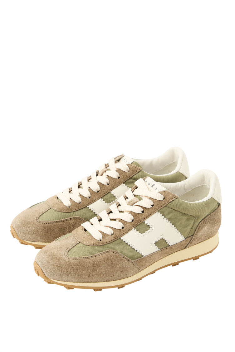 Khaki H-Stripes Sneakers 2